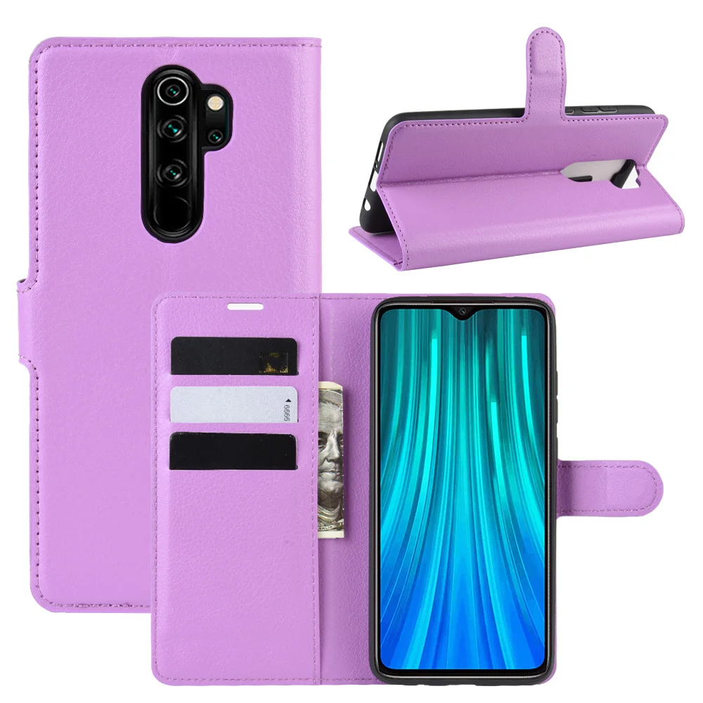 KONSMART чехол для телефона xiomi Redmi Note 8 Pro флип защитный кожаный чехол-книжка для Xiaomi Redmi Note 8 Pro задняя крышка