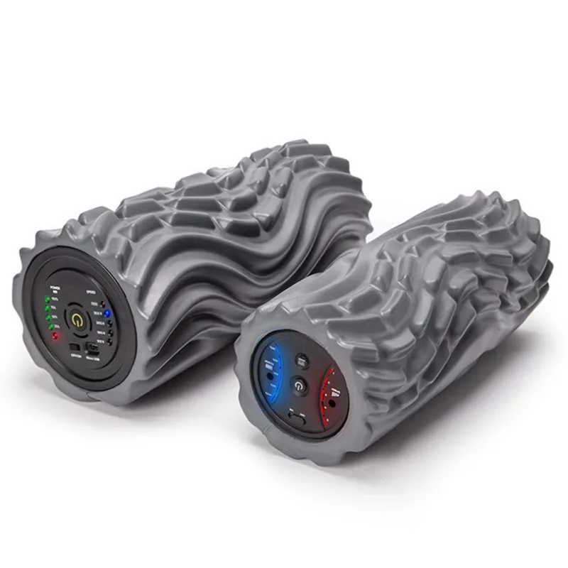 Electric yoga column high-end 5 file electric muscle relaxation stovepipe vibration massage yoga column foam shaft Electric yoga column high-end 5 file electric muscle relaxation stovepipe vibration massage yoga column foam shaft