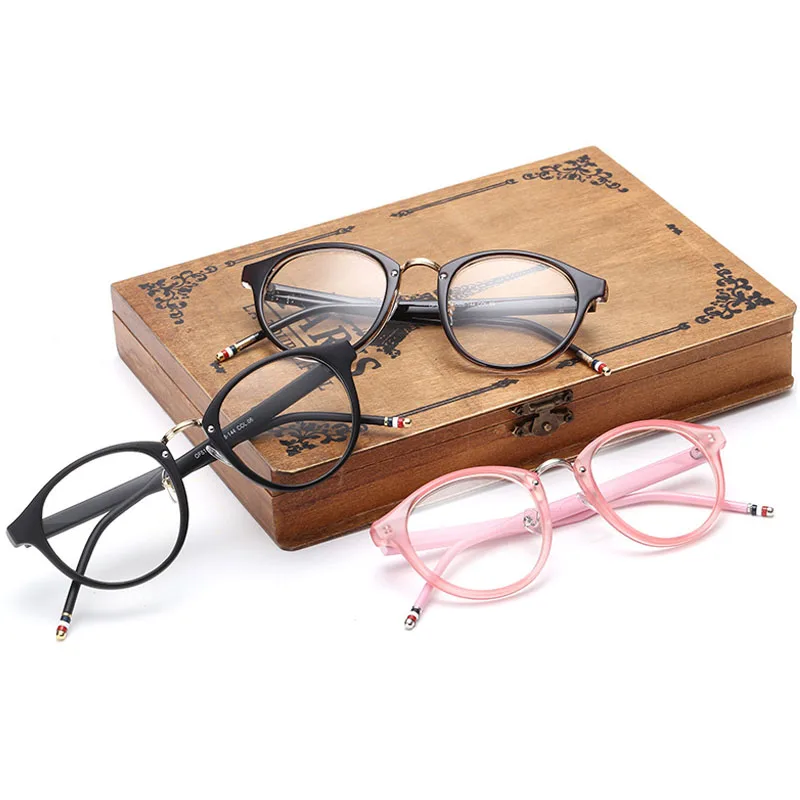 SHAUNA Мужские Модные оптические оправы очки модные женские очки в оправе при близорукости с заклепками