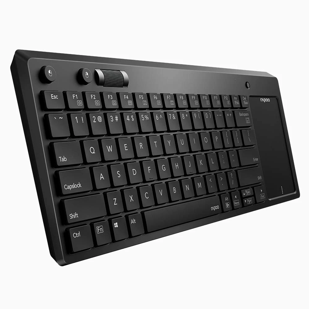 

Rapoo K2800 Wireless TV Keyboard with Touchpad, Easy Media Control and Built-in Big Size Touchpad