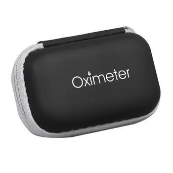 

Blood Oximeter Zipper Bag Storage Case Package Bag Carry Case Protect Case For Oximeter Storage Bag (Black)