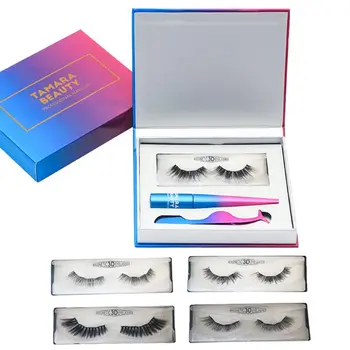 

Reusable 3D Magnetic False Eyelashes with Tweezers Magnet Liquid Eyeliner Set
