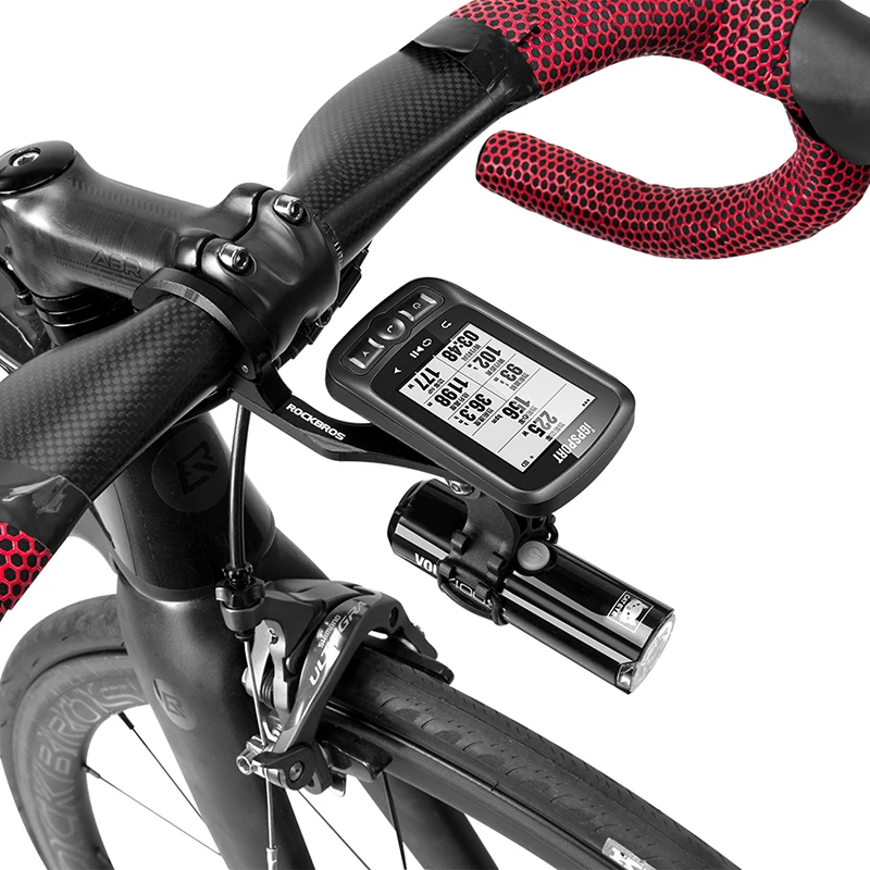 ROCKBROS Велоспорт велокомпьютеры крепление Gopro Combo горный велосипед руль Спорт Экшн камера выход передний держатель iGPSPORT Byrton