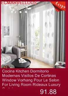 Cocina Kitchen Dormitorio Modernas Visillos De Cortinas Window Vorhang Pour  Le Salon For Living Room Rideaux