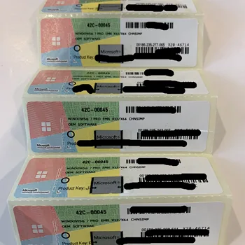 

Microsoft OS Windows 7 Pro OEM Software License Sticker Product Key Label Online Activation Lifetime Multi Language