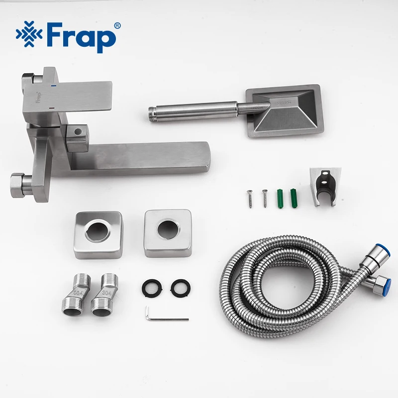 FRAP нержавеющий смеситель для ванной с душем F32802