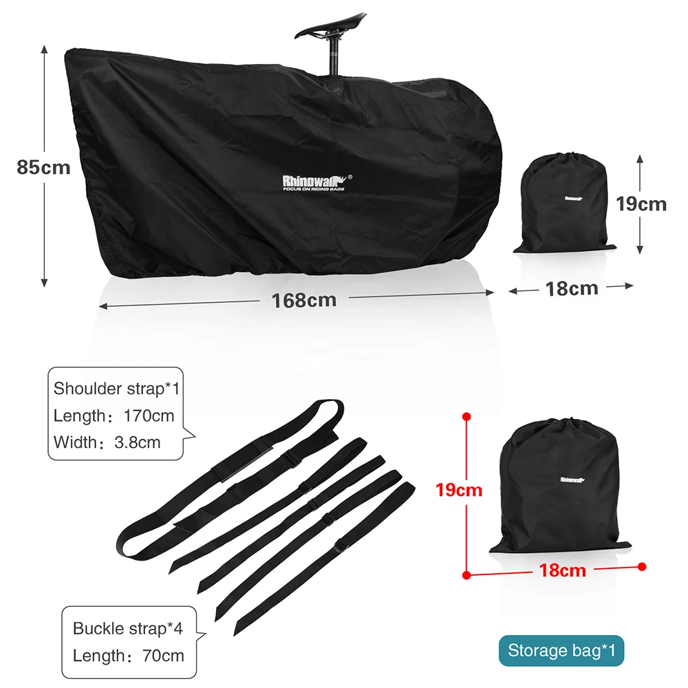 Rhinowalk bike carry bag for 26-27.5 Inch Portable Cycling Bike MTB 700C Travel Bycicle Accessories Outdoor Sport