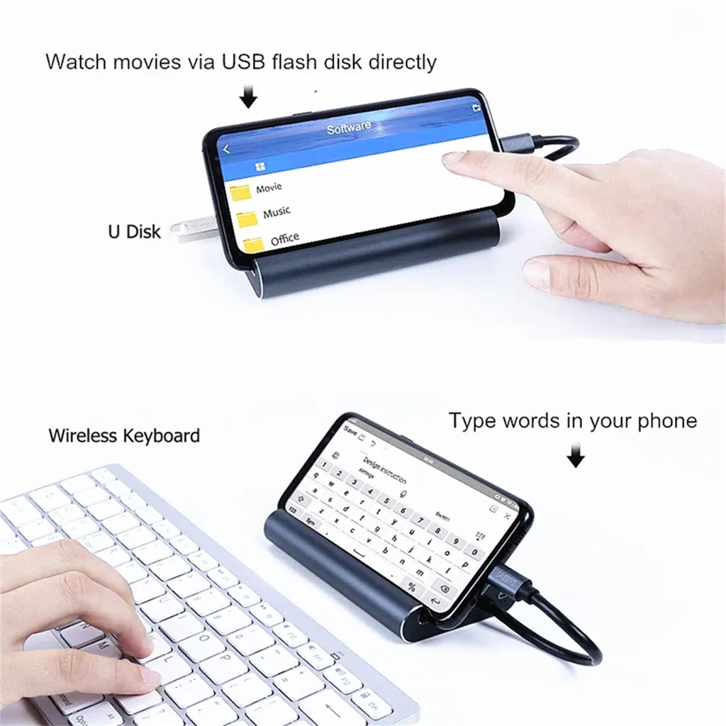 Type-C USB3.0 для Lan HDMI VGA адаптер концентратор RJ45 type-C зарядное устройство Z903
