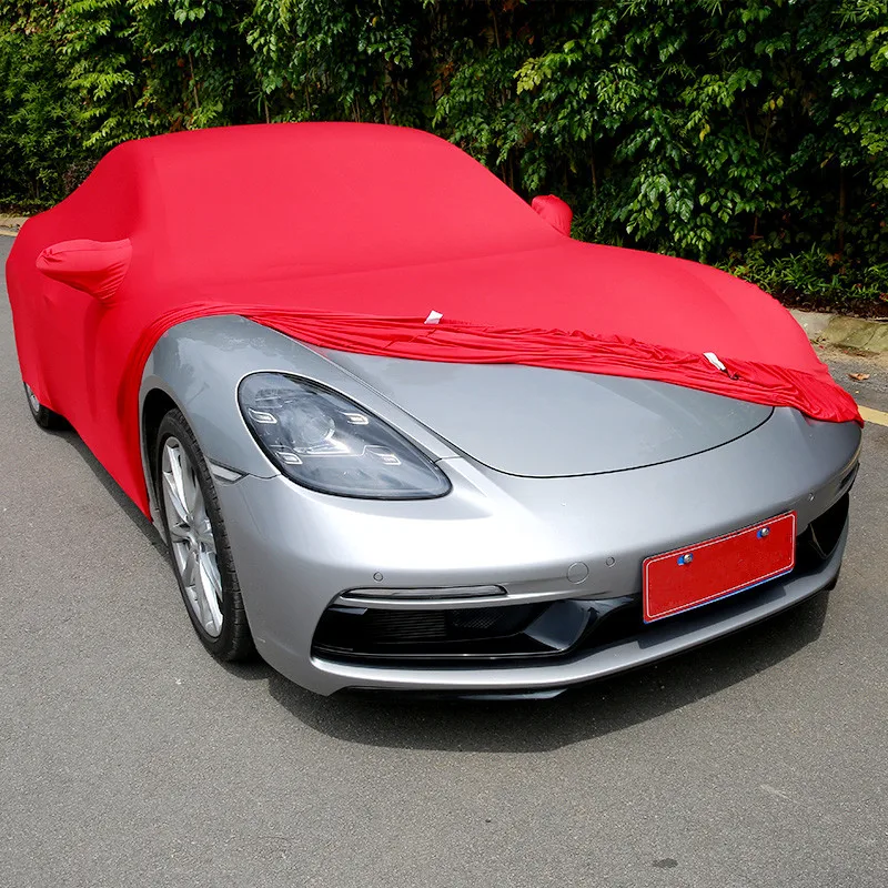 - Soft Velvet Cloth Full Car Cover Dust Rain Resistant Protection for Porsche Cayenne 2011 2012 2013 2014 2015 2016 2017 2018