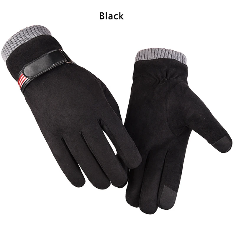 Зимние теплые велосипедные перчатки унисекс, для сенсорных экранов, для всех пальцев, перчатки для бега, вождения, езды, ветрозащитные перчатки