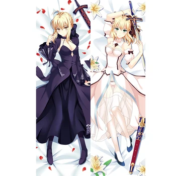 

Anime Fate Grand Order Saber Dakimakura Hugging Body Pillow Case Altria Pendragon Design Soft Pillow Cover Drop Ship
