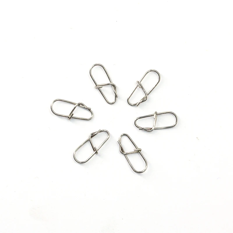 HXY PCS100 SIZE1# Нержавеющая сталь рыболовные наконечники-бег оснастка Изменение Легко сильное удержание рыболовные роликовые шарнирные аксессуары