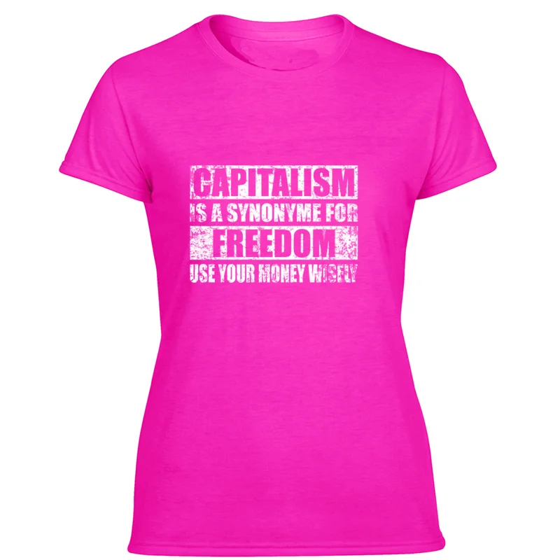 Модная футболка с надписью «Great capitalism freedom» Мужская и женская футболка с круглым вырезом и коротким рукавом размера плюс 3xl 4xl 5xl футболка