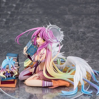 

13cm No Game No Life Shiro Angel Action Figure PVC New Collection Figures Toys Brinquedos Collection Soldier Finished Product
