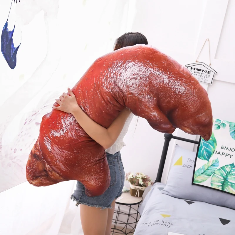110cm Large Size Pig Feet Sleepping Bed Pillow Cushion Fabric for Children as a Christmas Doll Toy Kids Gift