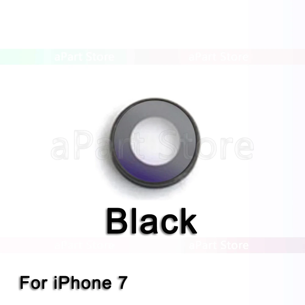 Для iPhone 7 8 Plus сапфировое стекло задняя камера стеклянная крышка объектива оригинальная Запасная часть - Цвет: i7 Black