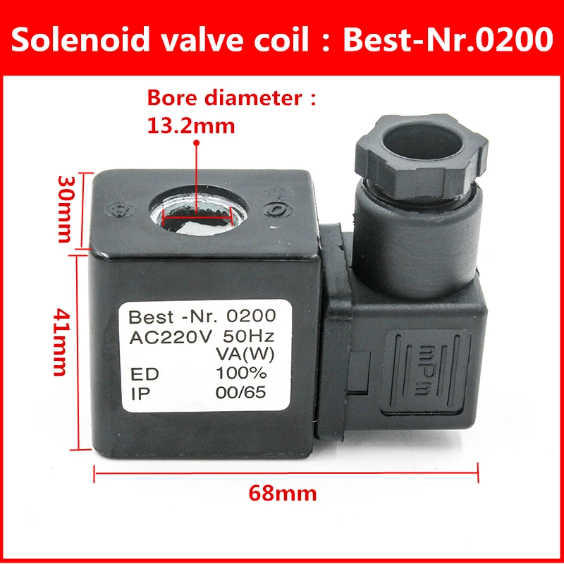 Best-Nr.0200 катушка электромагнитного клапана AC220V AC110V DC24V DC12V