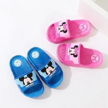 

2020 Little Kids Slippers Girls Boys Flip Flop Toddler Baby Minnie Slippers Mickey Sandals Shoes Cool Indoor Slippers for Kids