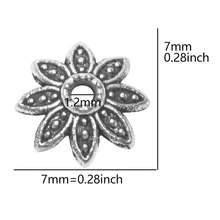  100pcs Material For Pendants Bead Cap Charms For Jewelry Making Pendant DIY Accessories Flower Base Wholesale Items For Business 