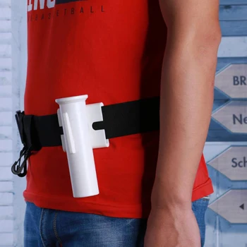 

SEWS-Adjustable Belt Waist Fishing Rod Holder Waist for Fishing
