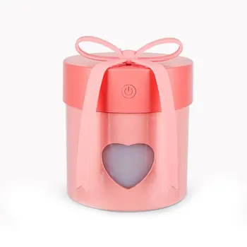 

3-in-1 USB Air Humidifier Essential Oil Diffuser LED Night Lamp Mini Portable Desk Humidifier for Home Office
