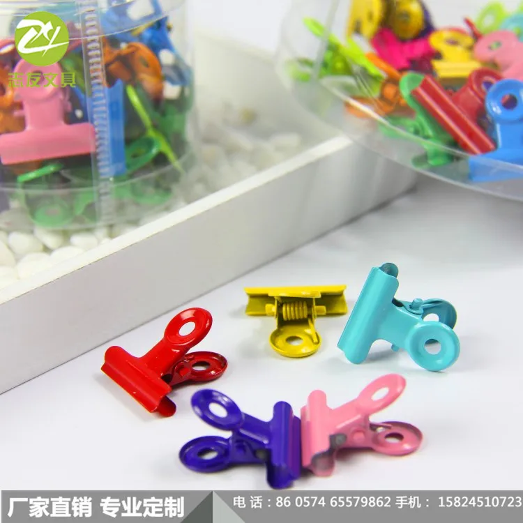 Color 22 Mm Metal Ticket Folder Stainless Steel Clip Strong Type Steel Clip Fast Delivery [Can Be Customized Color]