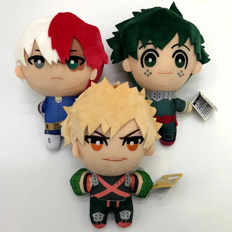 Аниме Моя геройская Академия 13/25 см Izuku мидория Katsuki Bakugou Shouto Todoroki плюшевая