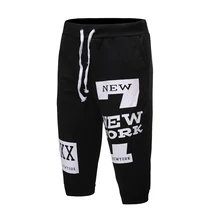 Популярные мужские спортивные шорты с принтом Нью-Йорк повседневные шорты