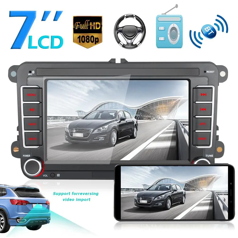 

RK-A720 Android 8.0 12V Car Stereo Radio Bluetooth WiFi GPS Navigation Autoradio Support Mirror Link