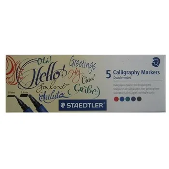 

Set of calligraphy markers Staedtler, two-sided, 2mm and 3.5 m