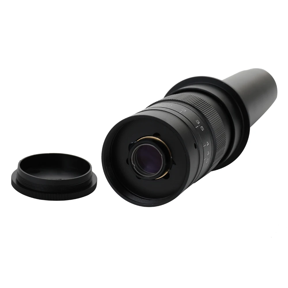 Регулируемый 180X 120X 300X 200X 130X зум c-крепление объектива 0.7X~ 4.5X увеличение 25 мм для мультимедийного интерфейса Микроскопа Камеры