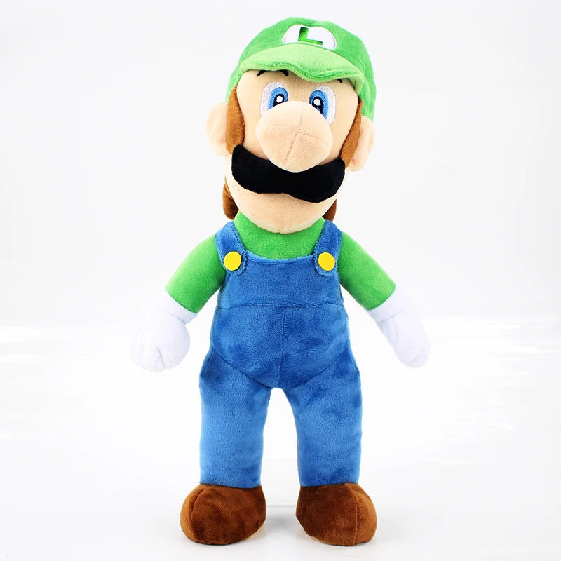 Ник игрушка 1 шт. большой размер 38 см Super Mario Bros Плюшевая Игрушка Супер Марио Луиджи yoshi Дракон Мягкие плюшевые игрушки куклы