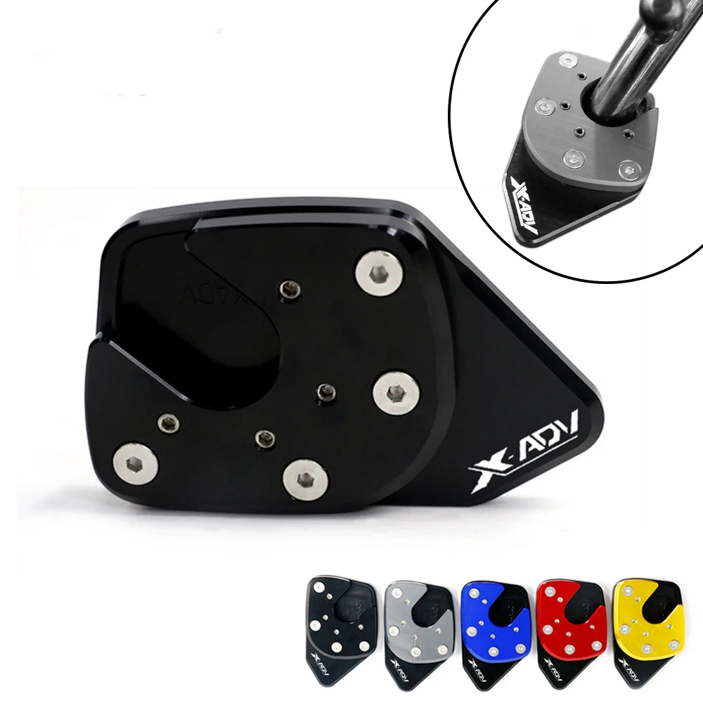 For HONDA XADV X-ADV 750 2014- X ADV Motorcycle Accessories Foot Side Stand Pad Plate Kickstand Enlarger Support Extension motorcycle kickstand extender,motorcycle kickstand pad