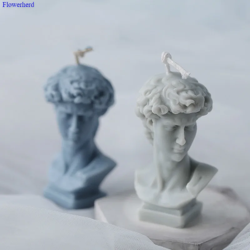 Формочка для свечей David Plaster форма портрета ароматерапии штукатурка материал