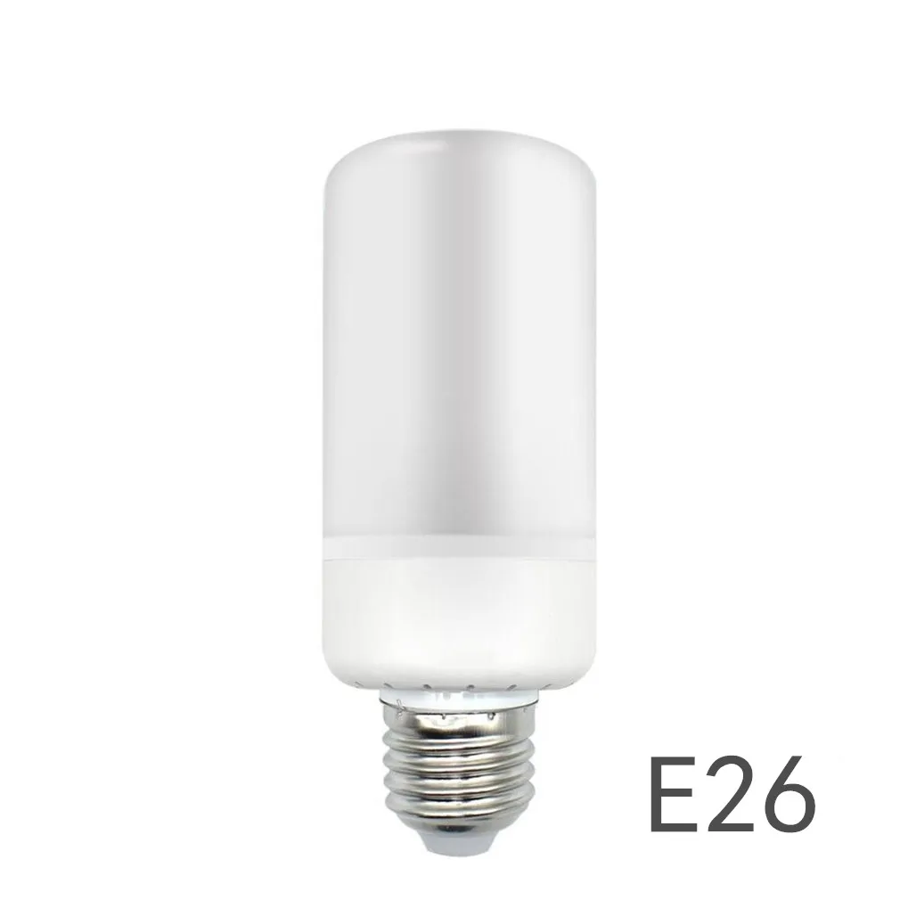 E26 ICOCO E26/E27/E14/E12/B22 мерцающее пламя светодиодный светильник 3 режима имитирующая беспламенная лампа 2835SMD для домашнего декора на Рождество - Испускаемый цвет: E26