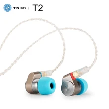 Tinhifi T2/T2 pro HiFi аудио двойной Динамический Наушники-вкладыши IEM со съемным MMCX кабелем