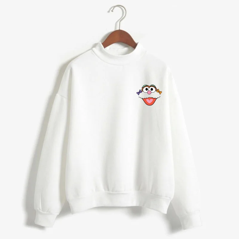 sweatshirt 11 Elmo, Печенья Монстр, Гровер и Оскар все Сезам улица саутсайд Serp kpop толстовки sudadera mujer Толстовка kpop - Цвет: sweatshirt 11