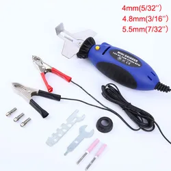 Broyeur de scie à chaîne électrique 12V, affûteur de couteaux de jardin, affûteur de scie à chaîne, scie à main, jeu de fichiers, outil électrique avec accessoires 