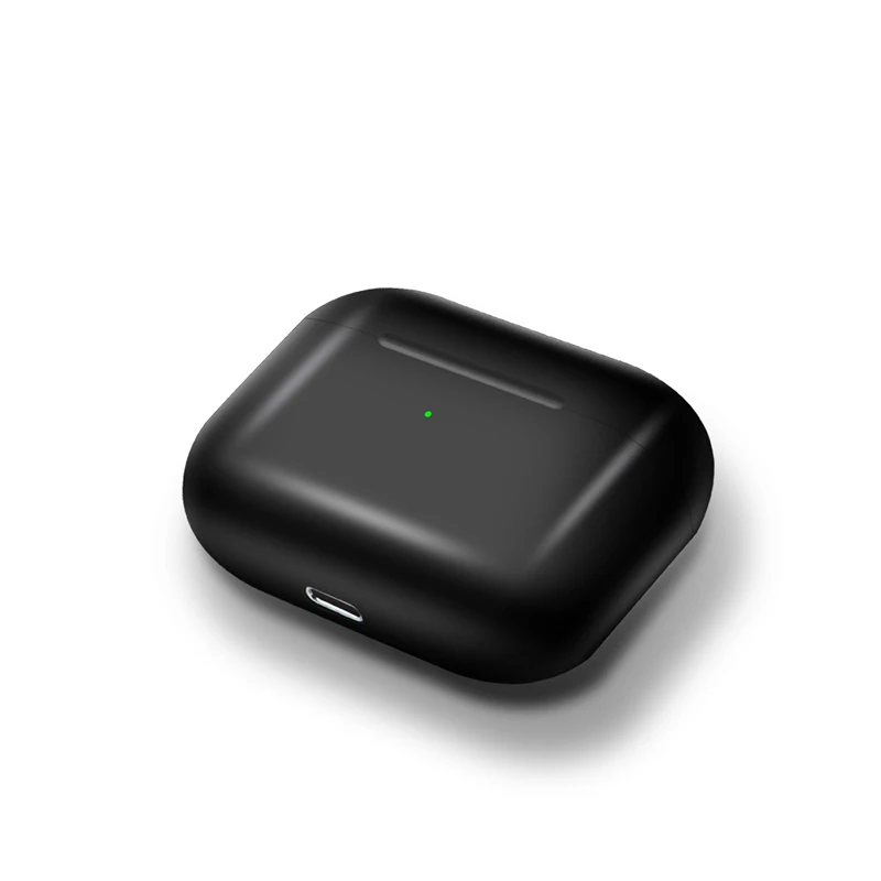

Earphone With Mic Charging Box Matte Black Sport Stereo Headset Bass Earbuds Wireless Bluetooth Headphones For iPhone Xiaom