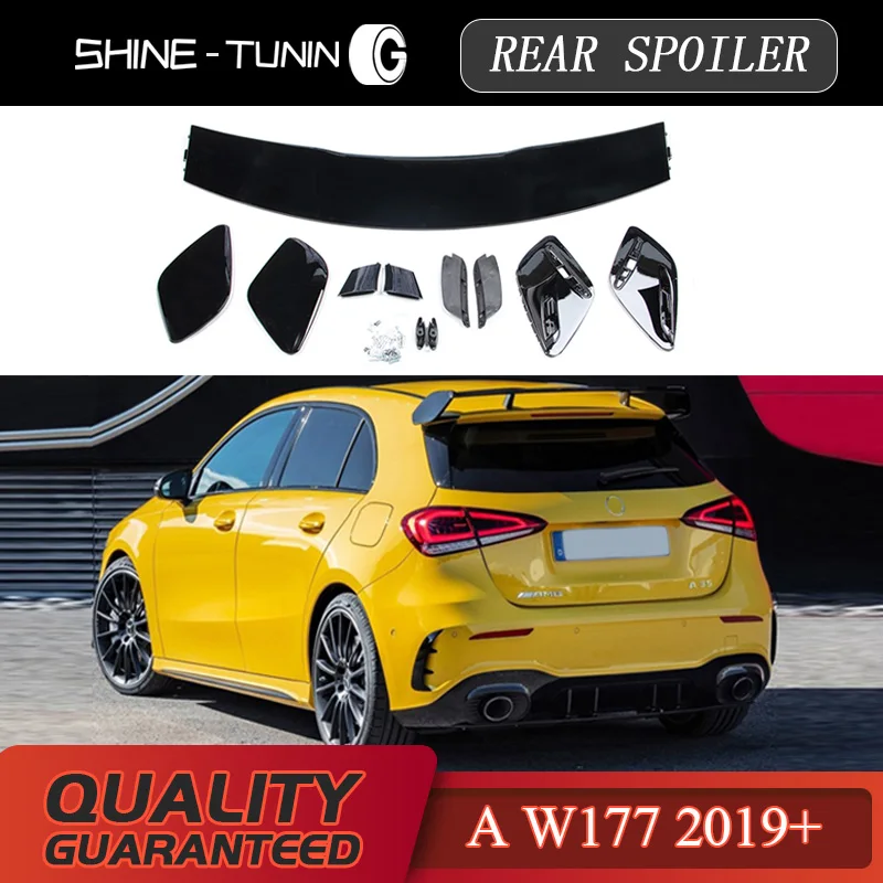 Спойлер заднего бампера подходит для Mercedes A class w176 A45 w177 A180 A200 A250 Edition 1 2013-+ накладка бампера спойлер