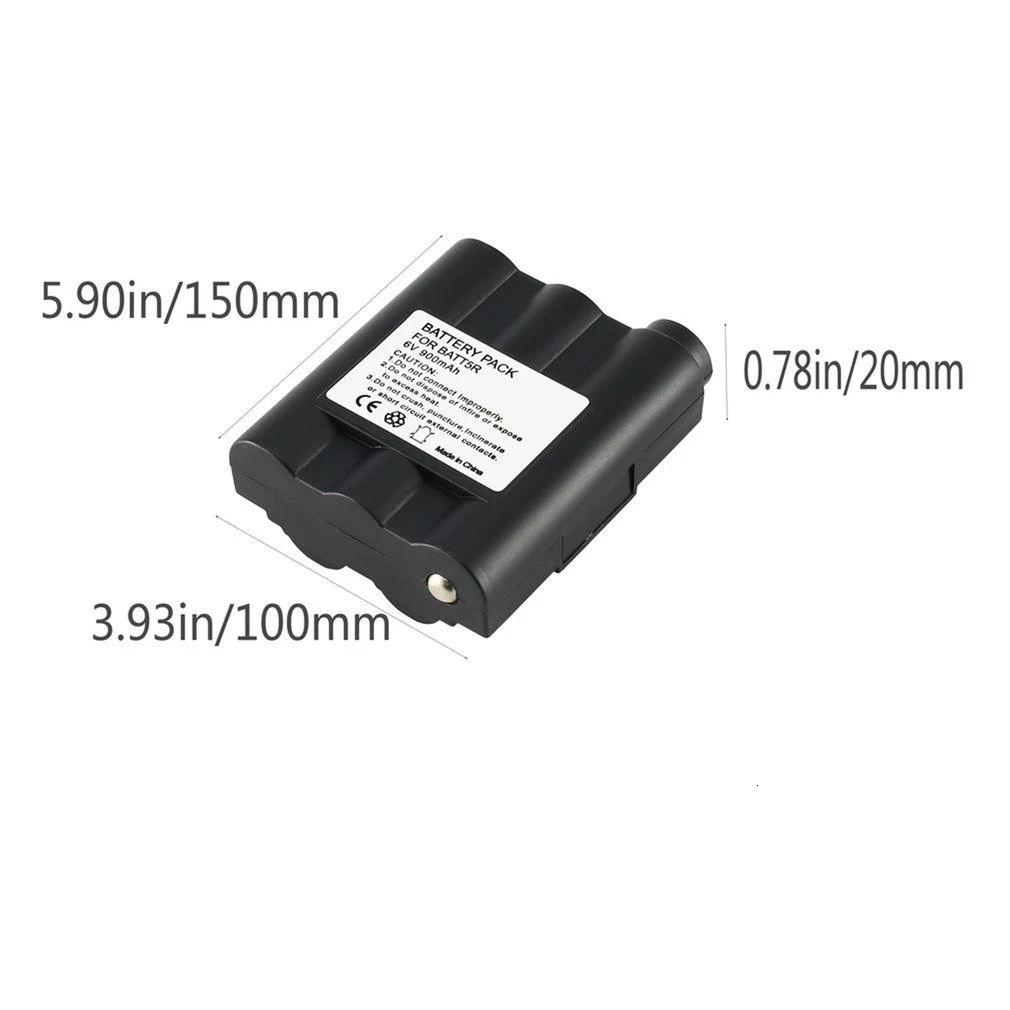 4x 6V 700mAh NiMH Rechargeable Battery for Midland Radio AVP-7 BATT5R GXT-300