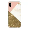 Silicone souple Paillettes Couverture En Marbre Pour Oukitel C21 C19 C18 K6000 C17 C16 C15 C13 C12 U25 Pro K9 U22 U20 Plus Y4800 Coque De Téléphone ► Photo 3/6