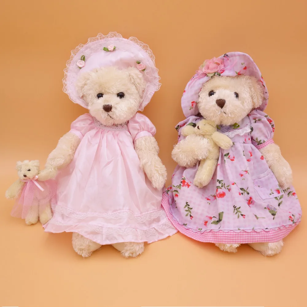 

High Quality Exquisite Cute Palace Style Princess Bear Plush Toy Teddy Bear Stuffed Toy Children Toy Girl Gift Home Decoration