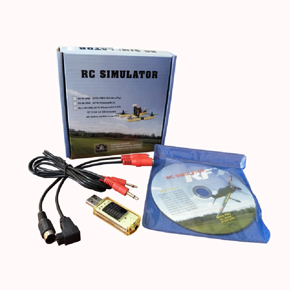 Обновление 22 в 1 RC симулятор RealFlight 7 R7 + RC5 XTR5 FPV FreeRider USB полета набор для FUTABA FS-I6 Radiolink