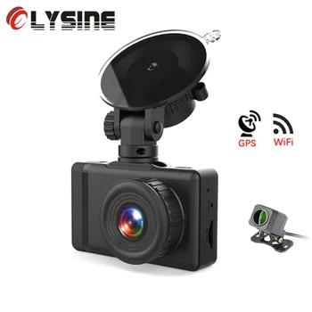 

D61 Car DVR 4K GPS Wifi Dash Cam Registrar Video Recorder with Rear View Camera Supoer Night Vision Support 24H Parking Monitor