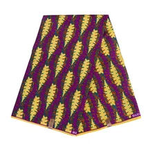 Полиэстер желтый цвет фуксии, Цвет шаблон печати ткань Африканский Воск Pagnes Анкара надежный нидерландский воск набивные ткани