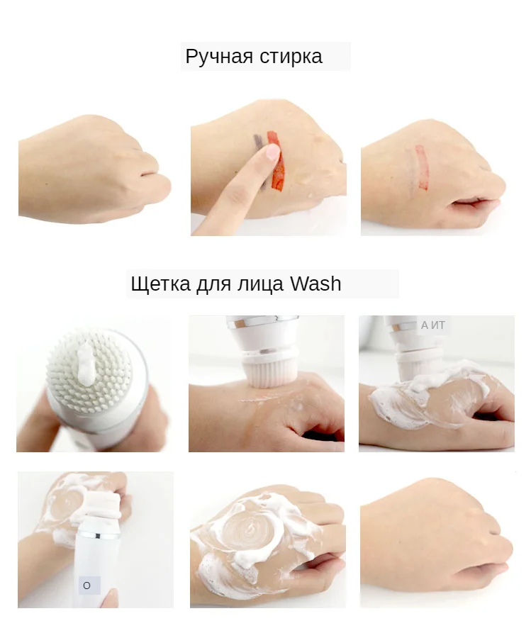 Factory wholesale electric rechargeable waterproof deep facial cleansing brush for face wash exfoliating massager skin care