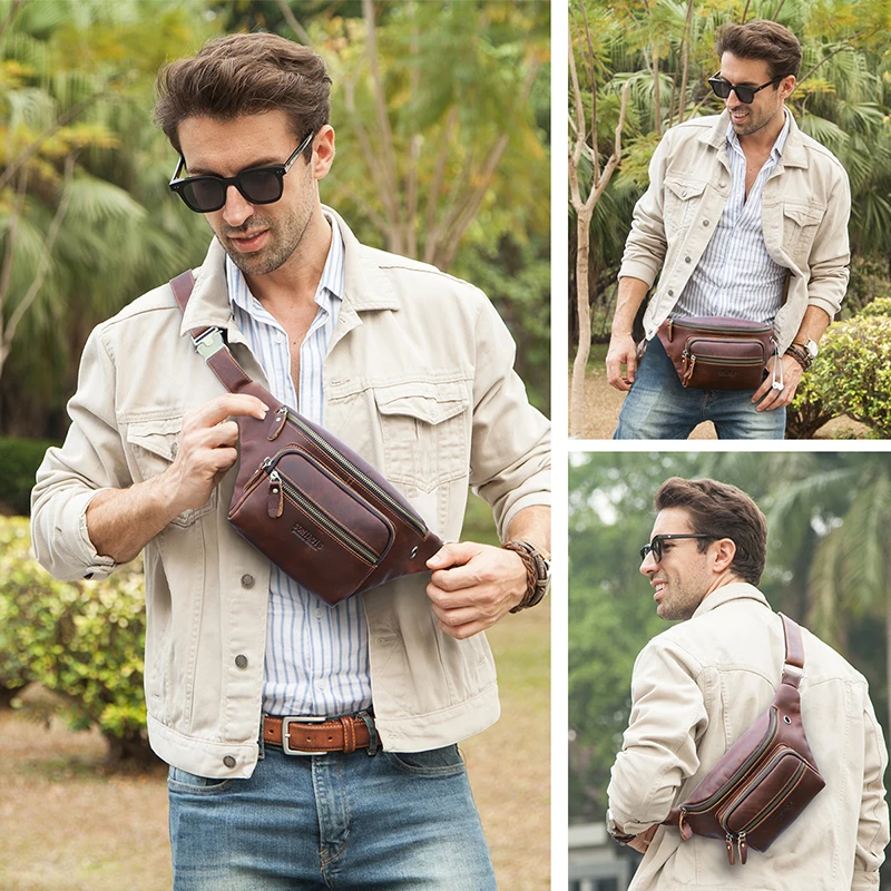sling belt bag for men