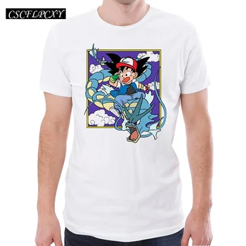 

2019 Men Fashion Dragon Ball T-shirts Cool O-Neck Short Sleeve Tops