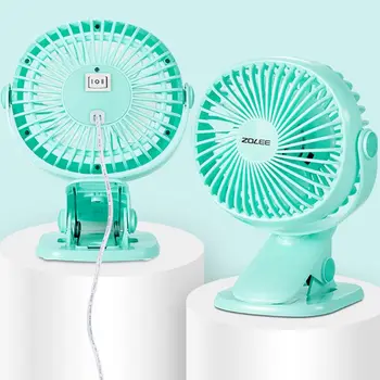 

Universal 360° Rotate USB Desk Fan Air Cooling Clip on Fan with 2 Speed for Home Office mini portable pocket fan usb charge cool